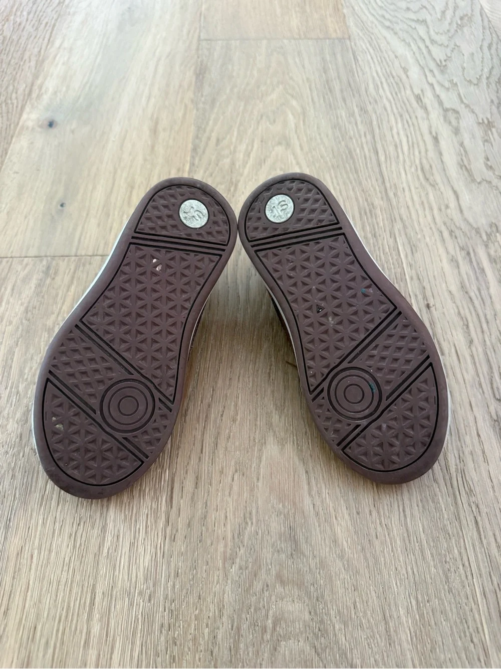 Stride Rite Brown Kids Dress Sneakers Leather